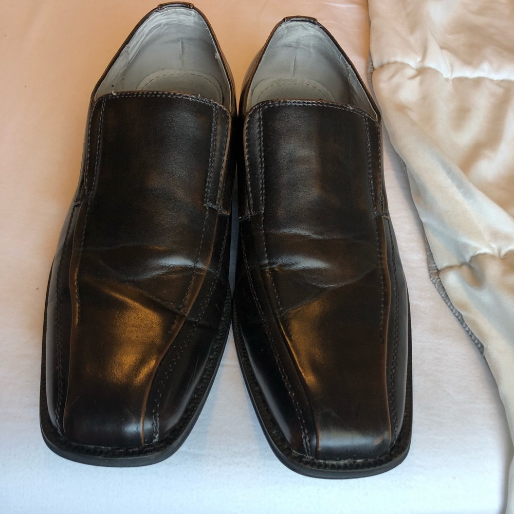 JF J. Ferrar Mens Loafers Slip, Brown